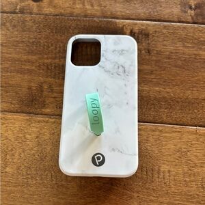 Loopy iPhone 12 case white marble
